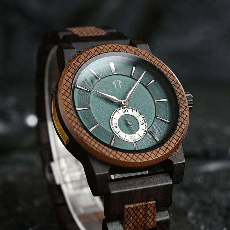 Träklocka - Element - Walnut | Treetime™