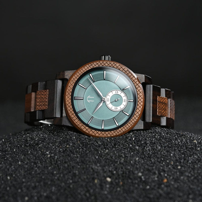 Träklocka - Element - Walnut | Treetime™