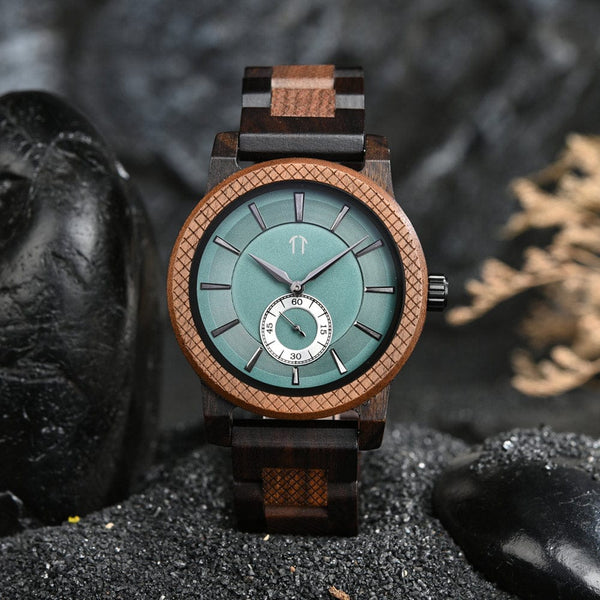 Träklocka - Element - Walnut | Treetime™