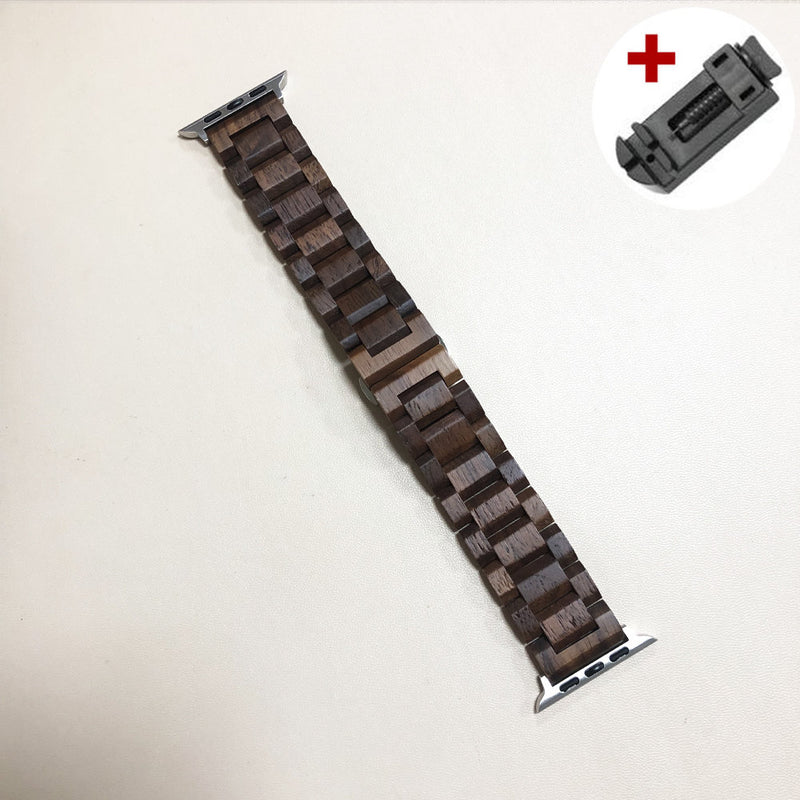 Armband i trä för Apple Watch